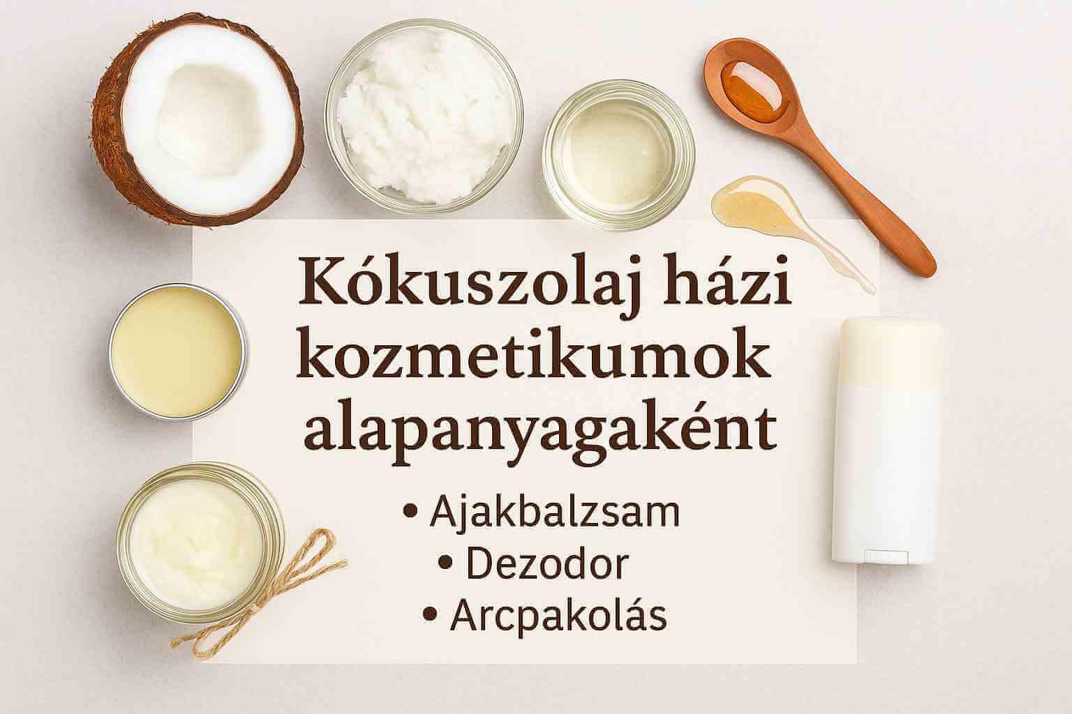 Kókuszolaj házi kozmetikumok
