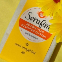 körömvirág geránium szappan